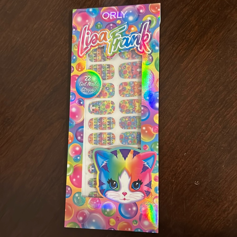 Lisa Frank cat / kitten / kitties  limited edition nail wraps nail art colorful